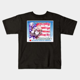 AMERICA FAMILY - TOGETHER WE STAND! Kids T-Shirt